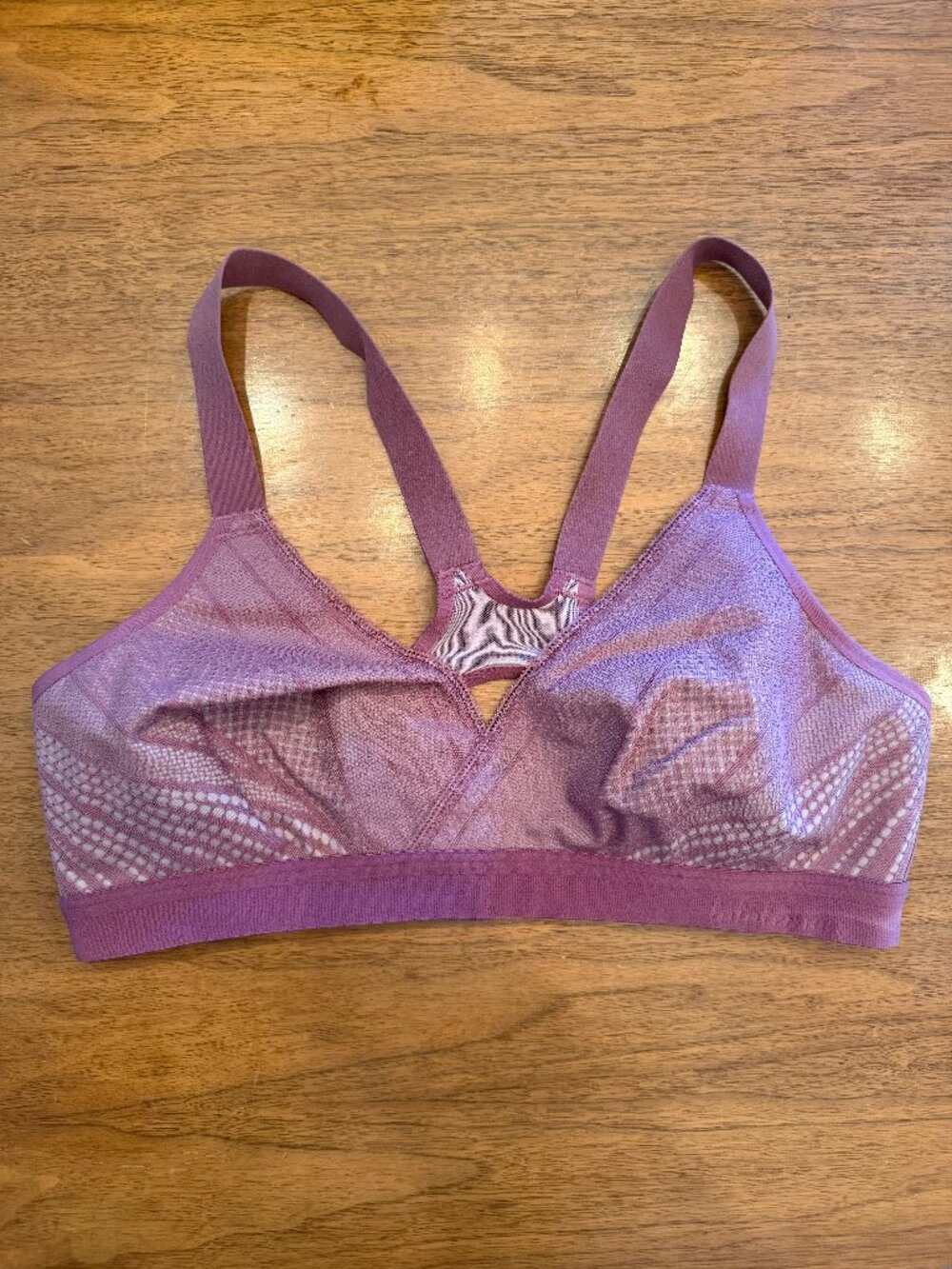 Lululemon Athletic Lace Sports Bra Workout Yoga Bra Plum Size 34D